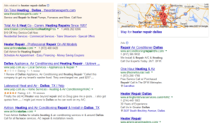 advertising in search results