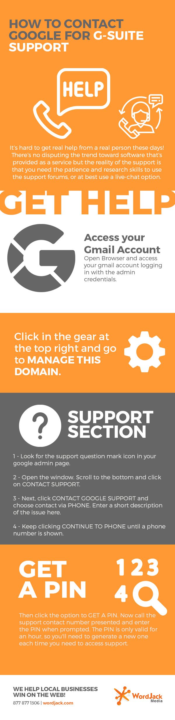 How to Contact G Suite For Email Phone Support [infographic]